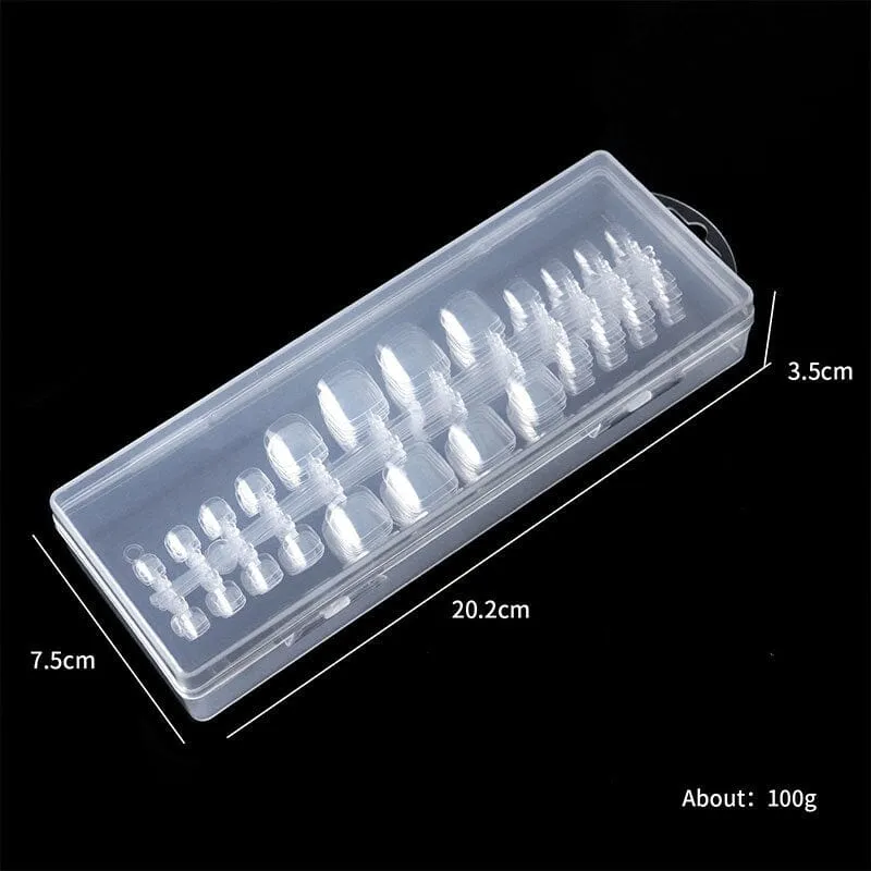 TOE Nail Tips - Clear Tray 240ct