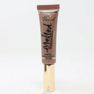 Too Faced Melted Chocolate Lipstick 0.4oz Metallic Chocolate Diamonds New In Box