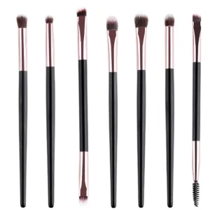 Vegan Makeup Eye Set- Sophistication. Sustainable Wood and Rose Gold