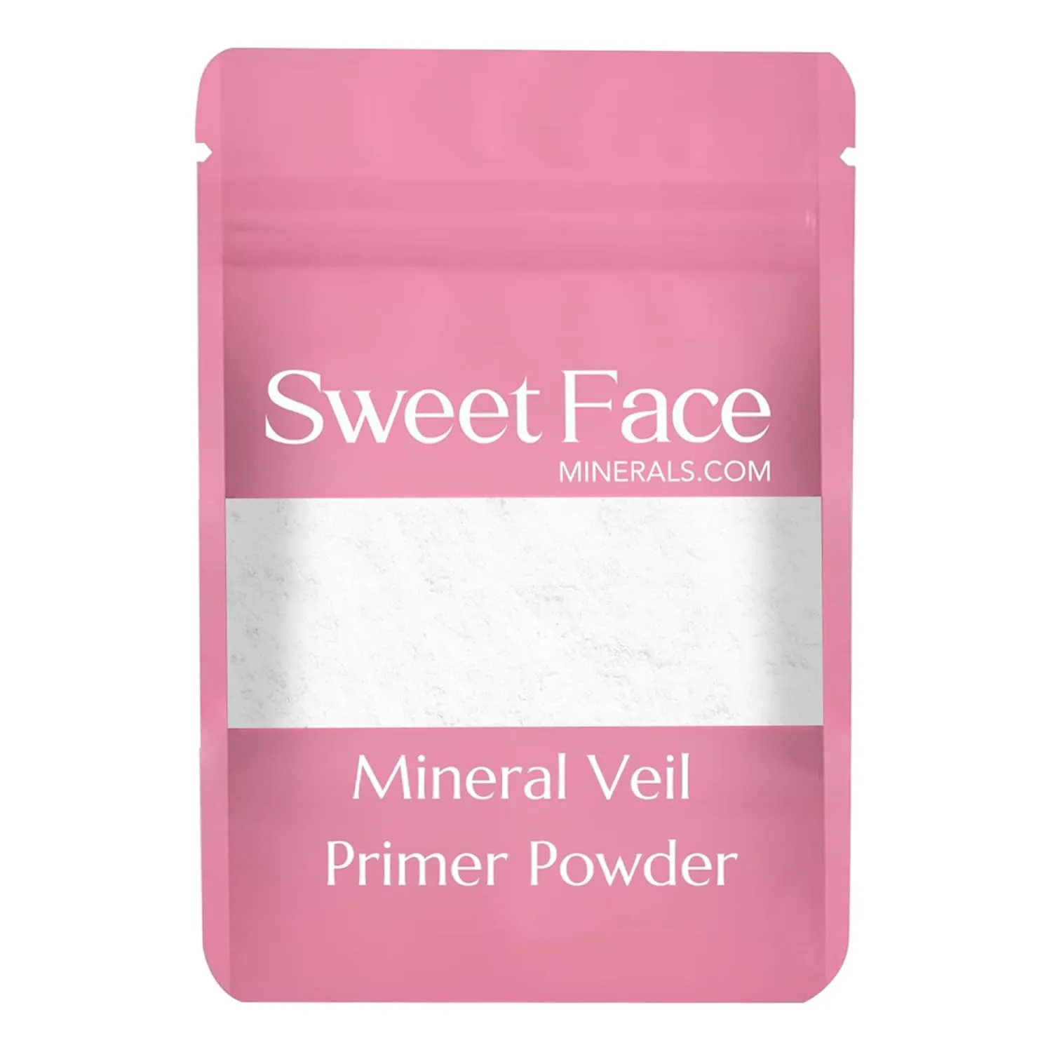 VEIL PRIMER BULK POWDER (1oz Refill Pouch) Matte Loose Minerals SPF 20 Oil Control Blurs Bare Face Extends Makeup Wear Melts Clear for Flawless Prep Before and Illuminating Setting Finish After