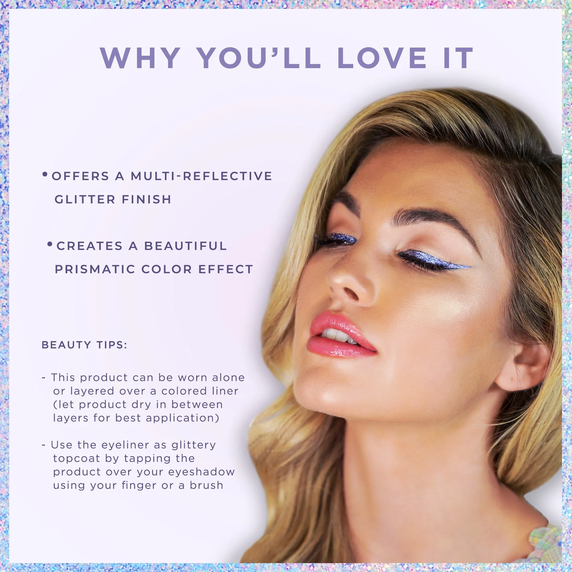 Vixen Glimmer Holographic Liquid Eyeliner