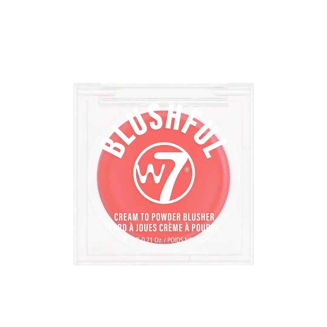 W7 Blushful Cream To Powder Blusher