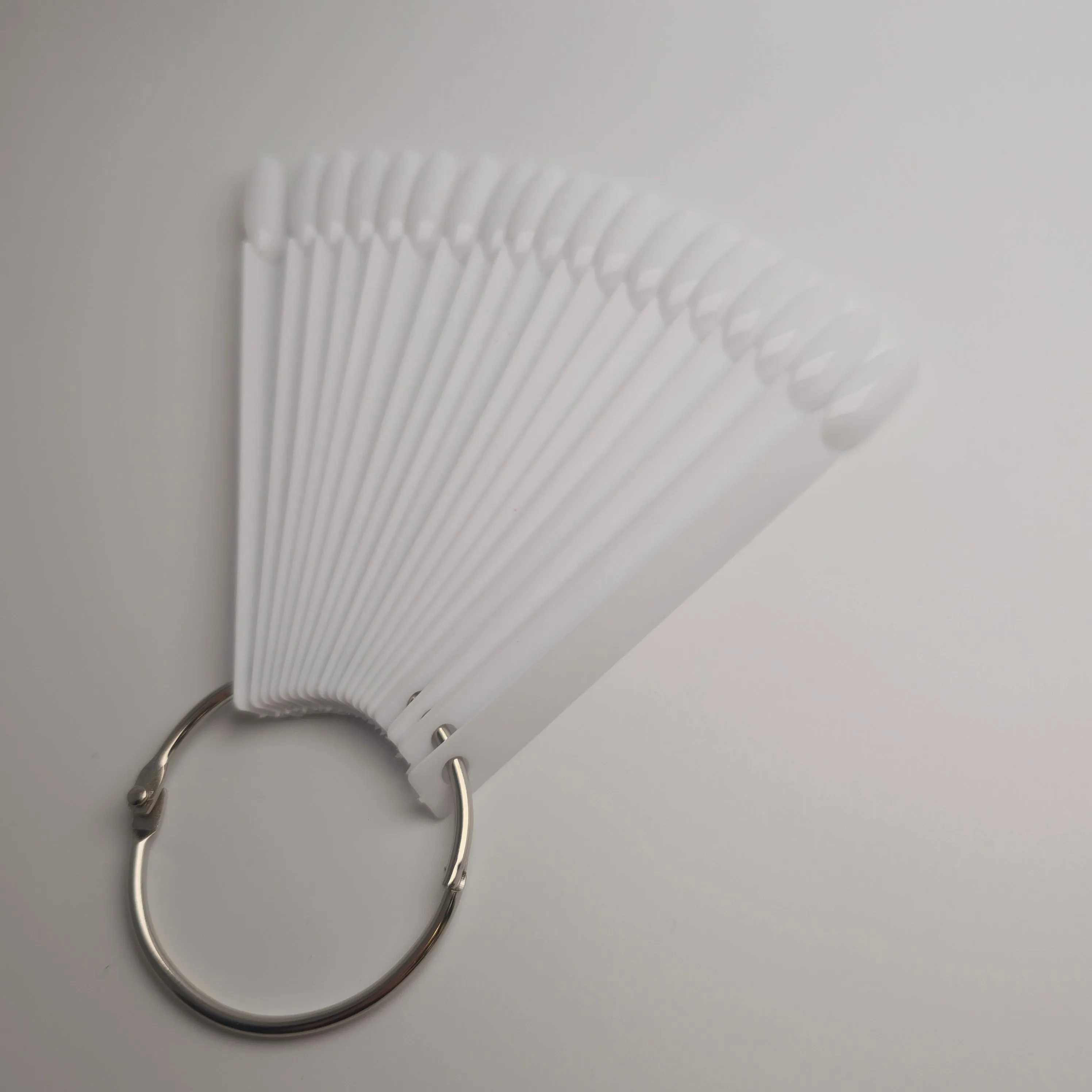 WHITE Round Nail Display Swatch Tips 50PCS