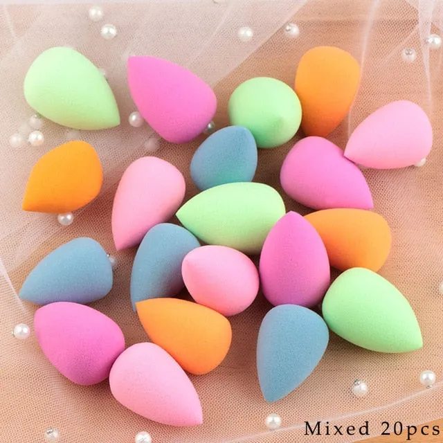 Wholesale Mini Makeup Sponge Water Drop Shape Makeup Soft Foundation puff Concealer Flawless Mixed cosmetic makeup sponge