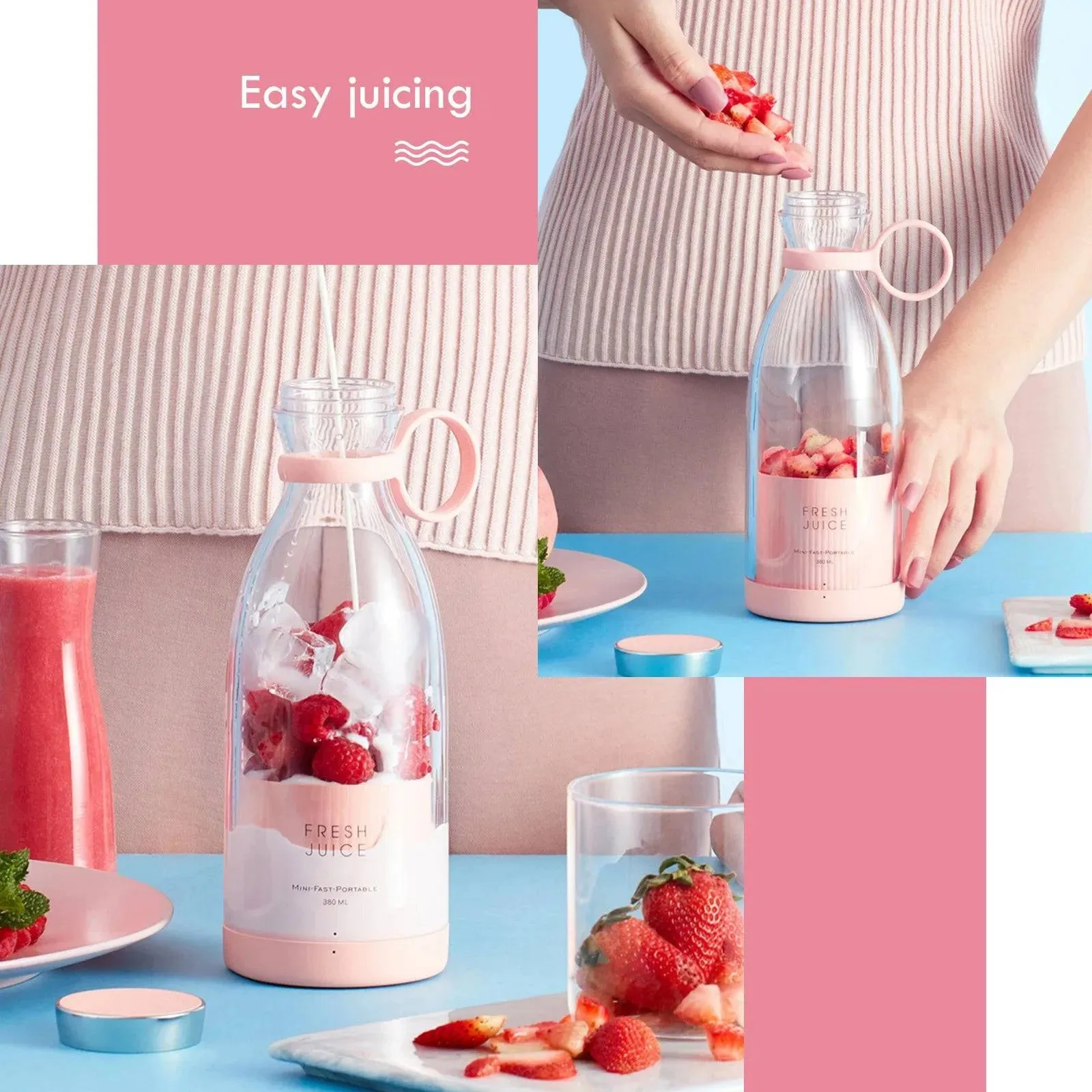 Wireless Portable Blender - Juice Maker & Mixer