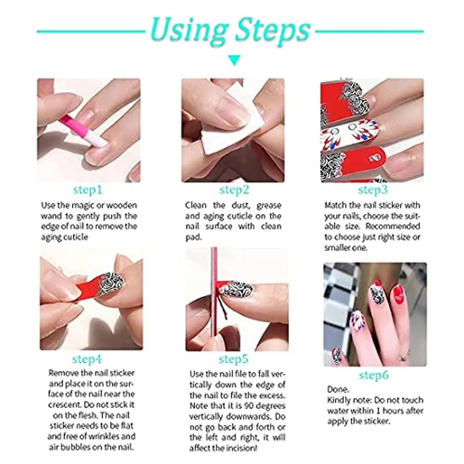 XEAOHESY 16 Sheets Matte Color Nail Polish Strips Stickers with Nail File Self-Adhesive Colorful Gel Nail Strips Full Nail Wraps for Women Nails Art