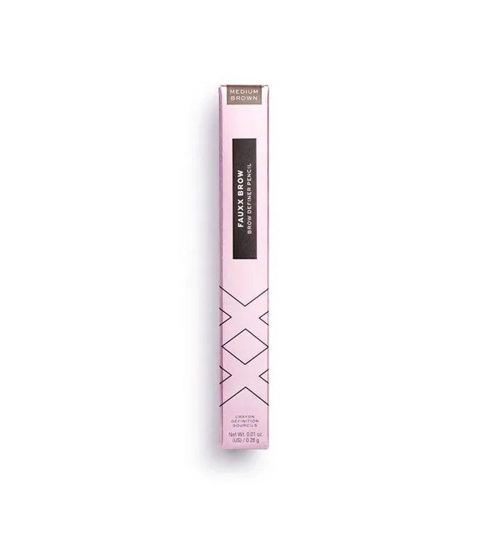 XX Revolution Fauxx Brow Definer Pencil Deep Brown
