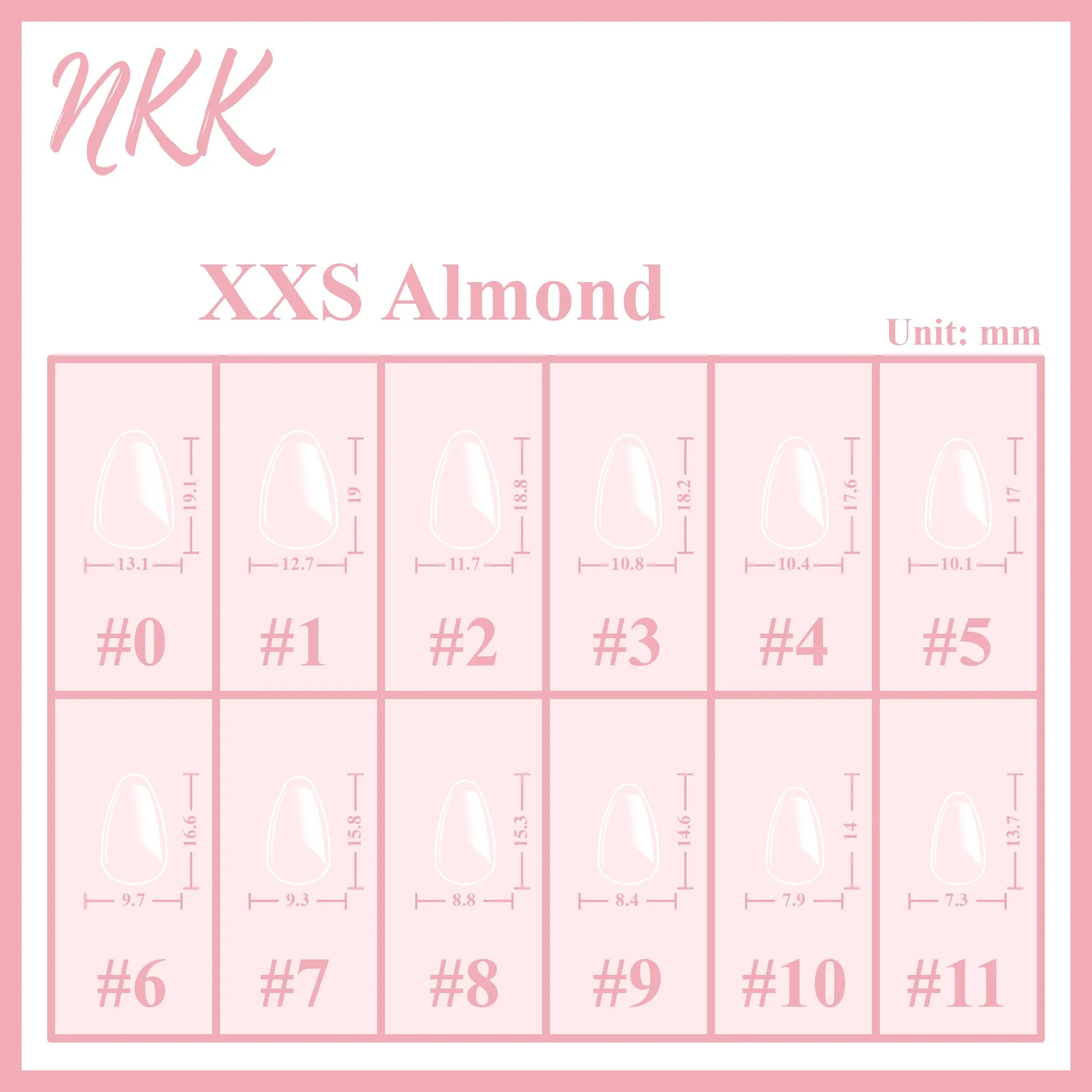 XXS Almond- Soft Gel