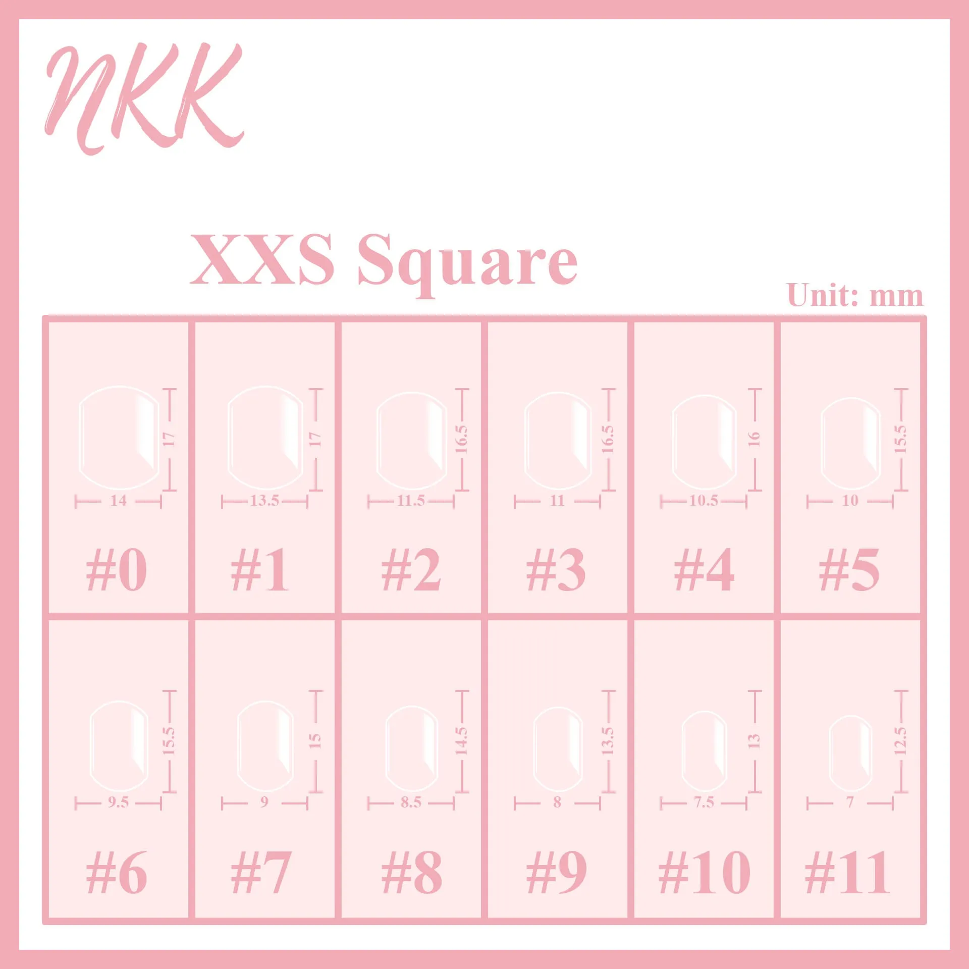 XXS Square- Soft Gel