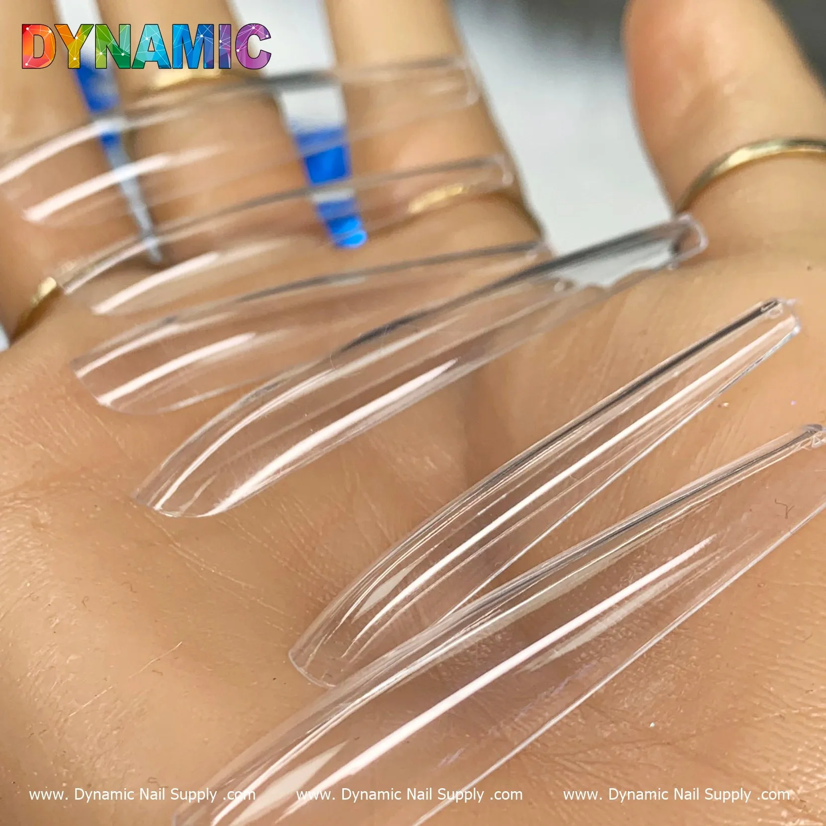 XXXL Coffin Full-cover Tips - 3XL Soft gel press on Coffin tip (504 pcs bag - 12 sizes)