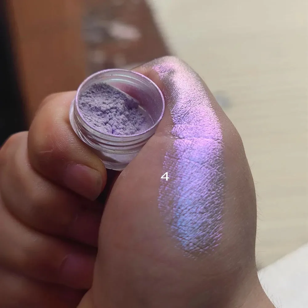 Yeknu 1 jar Chameleon Nail Flakes Irregular Aluminum Foil UV Gel Polish Nail Sequins Palliette Manicures Art Decoration Glitter Powder