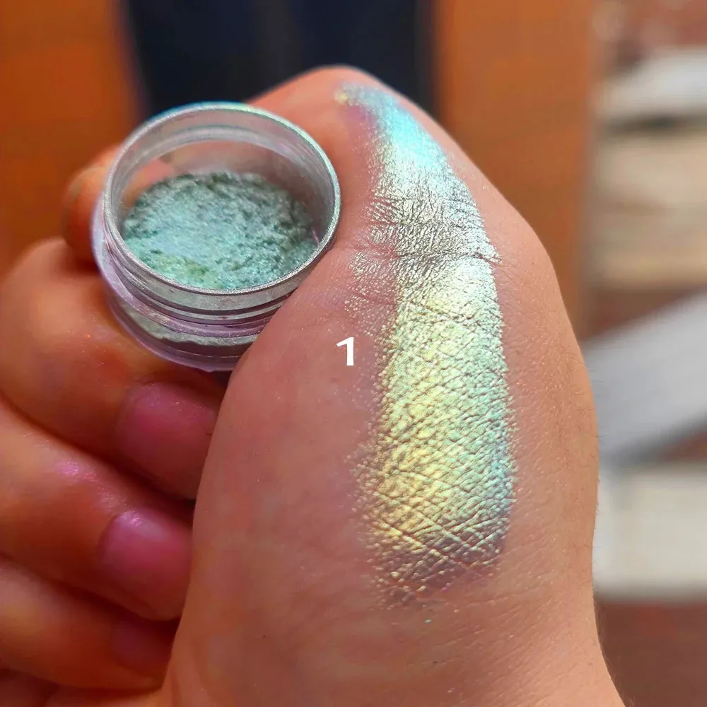 Yeknu 1 jar Chameleon Nail Flakes Irregular Aluminum Foil UV Gel Polish Nail Sequins Palliette Manicures Art Decoration Glitter Powder