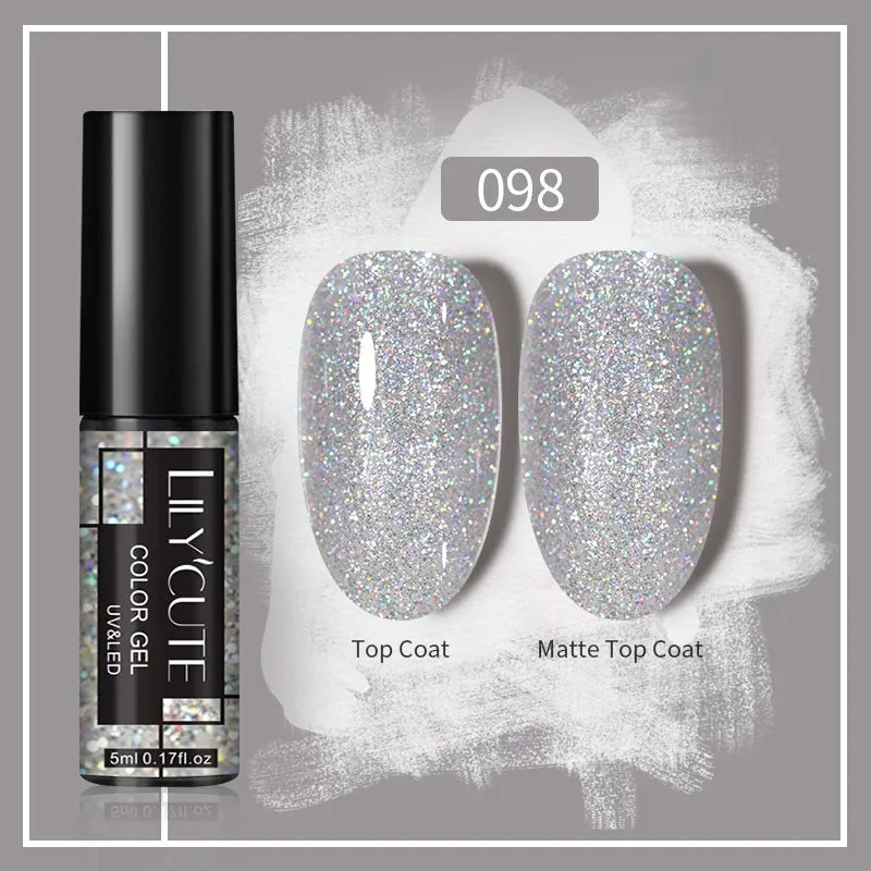 Yeknu 5ML Auroras Cat Magnetic Line Gel Nail Polish Glimmer Fairy Line Painting Gel Semi Permanent UV Gel Nail Art Manicure