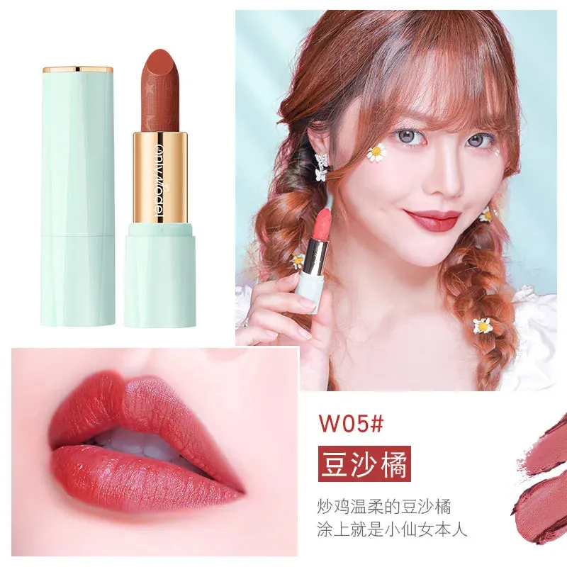 Yeknu Orange Lipstick Velvet Matte Lipsticks Waterproof Long Lasting Lip Stick Velvet Lip Tint Women Cosmetic Sexy Lip Glaze Makeup