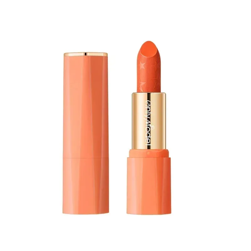 Yeknu Orange Lipstick Velvet Matte Lipsticks Waterproof Long Lasting Lip Stick Velvet Lip Tint Women Cosmetic Sexy Lip Glaze Makeup