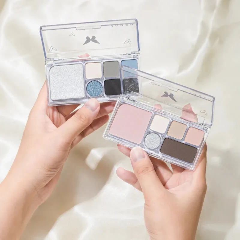 Yeknu Smoky Matte Eyeshadow 6Colors Giltter Eye Shadow Palette Highlighter For Face Blush Korean Makeup Eyeshadow Palette Cool Style