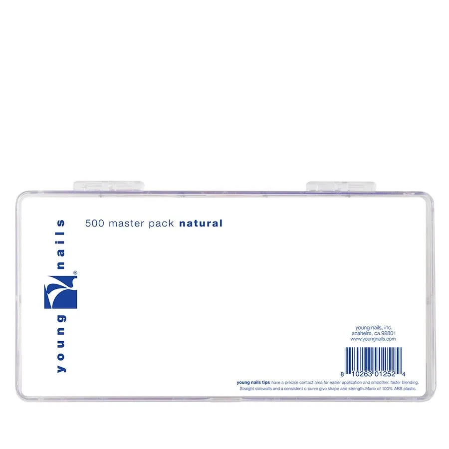 YN - Young Nails Natural Tips 500 Master Pack