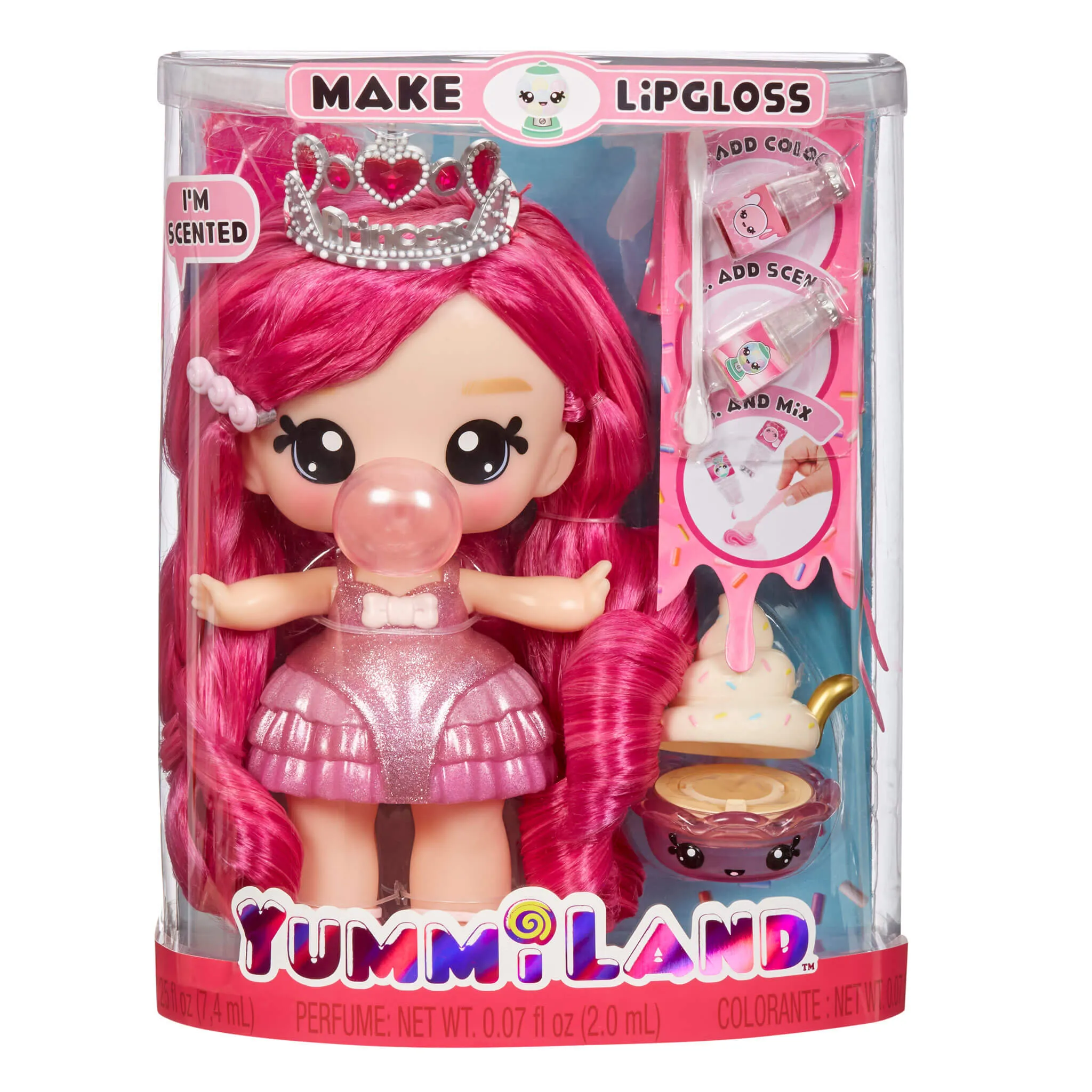 Yummiland Large Doll   Lipgloss Pet - Bianca Bubblegum