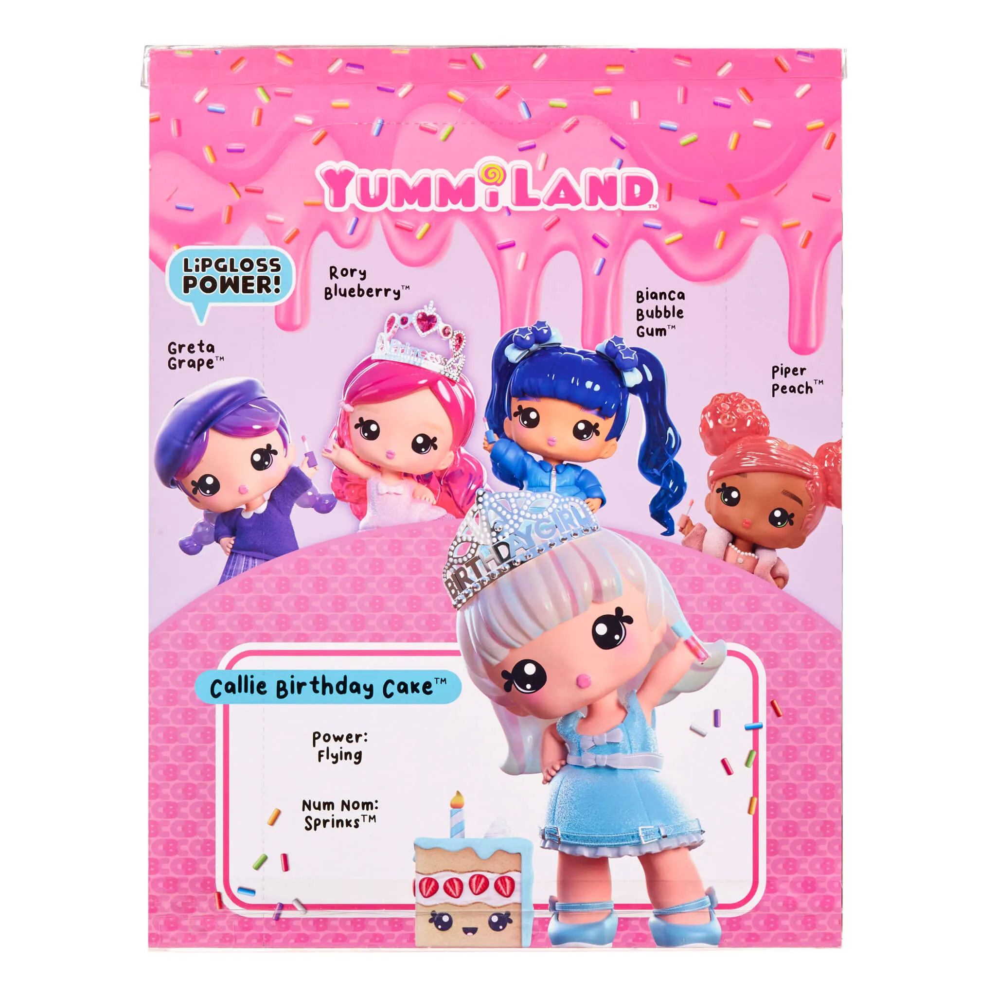 Yummiland Large Doll   Lipgloss Pet - Callie Birthday Cake