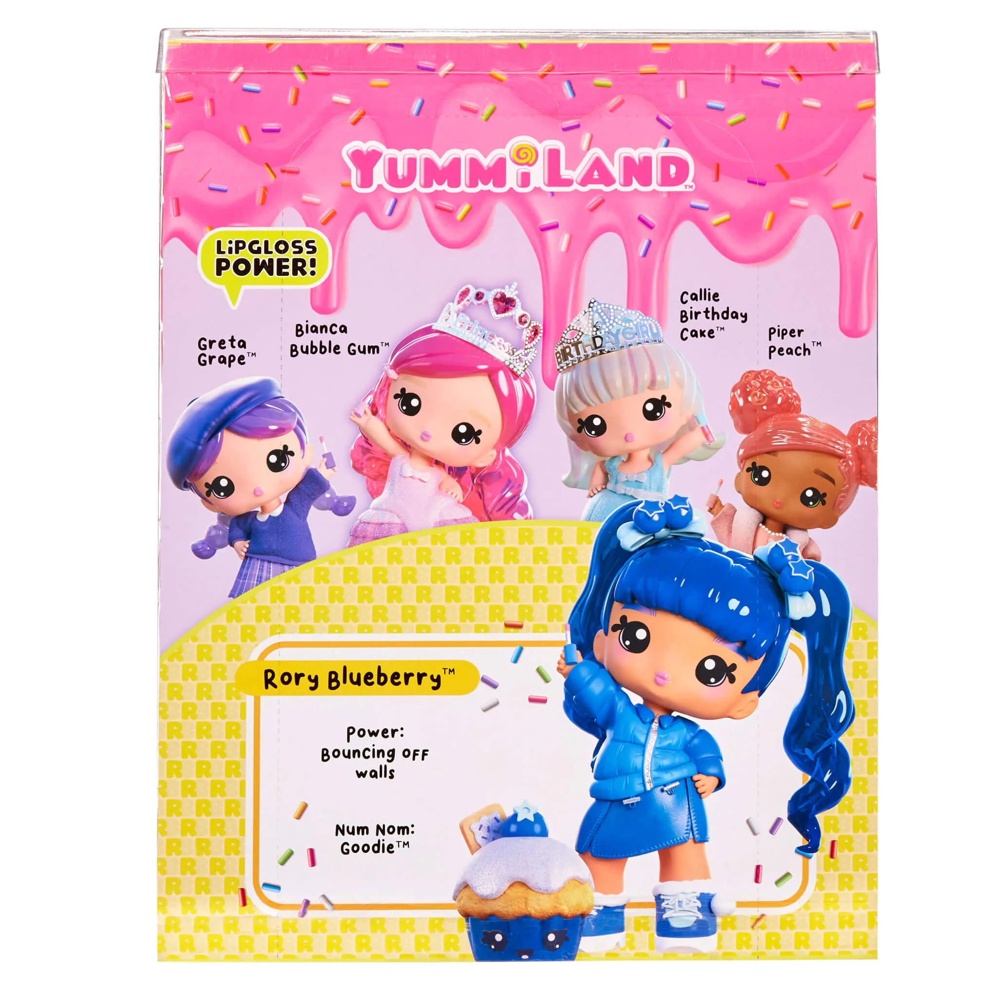 Yummiland Large Doll   Lipgloss Pet - Rory Blueberry
